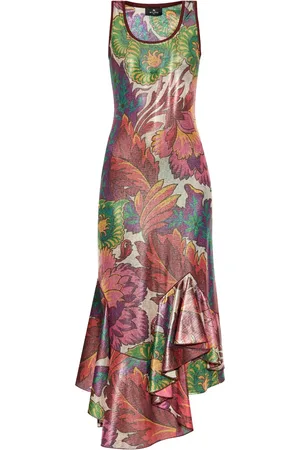 Etro Midikleid mit schimmerndem Finish