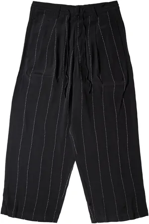 Glass Cypress "Black" Hose mit Nadelstreifen