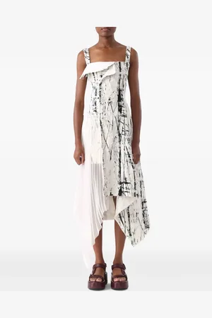 Jason Wu Asymmetrisches Jacquard-Kleid