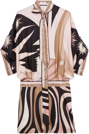 Puccini Kleid mit Marmo-Print