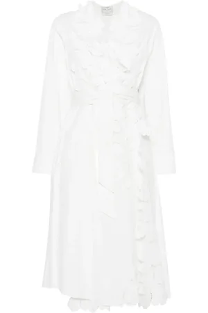 FORTE FORTE Besticktes Midikleid