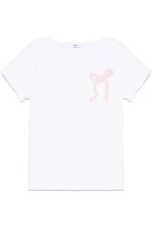 Il gufo T-Shirt mit Schleifendetail