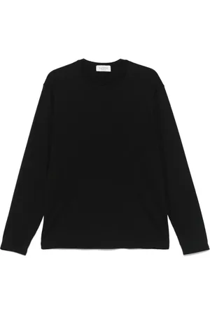 LANEUS T-Shirt mit rundem Ausschnitt