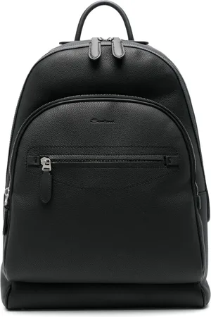 santoni Rucksack aus Leder
