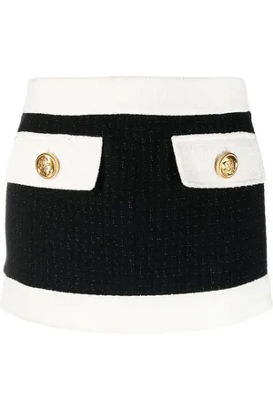 Dsquared2 Zweifarbiger Tweed-Rock