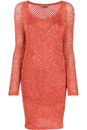Missoni Minikleid mit Pailletten