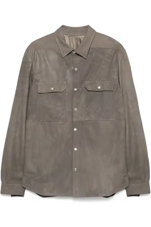 Rick Owens Hemdjacke aus Leder
