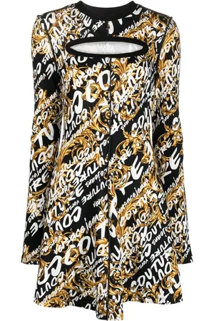 VERSACE Minikleid mit Logo-Print