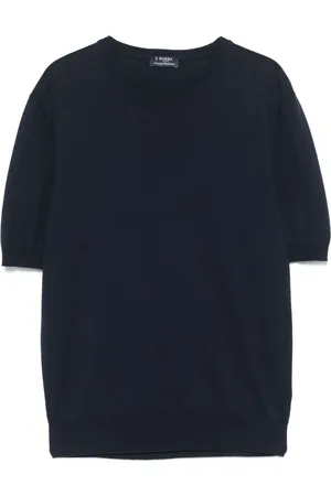 BARBA Fein gestricktes T-Shirt