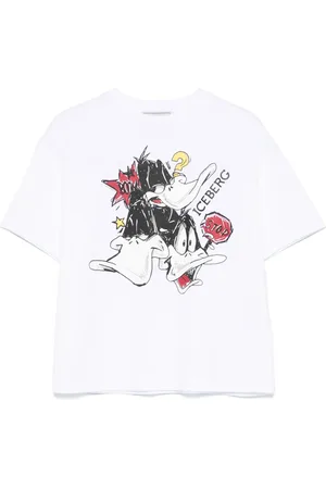 Iceberg X Looney Tunes T-Shirt mit Logo-Print