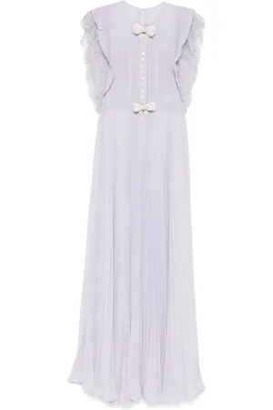 Self-Portrait Chiffonkleid aus Seide