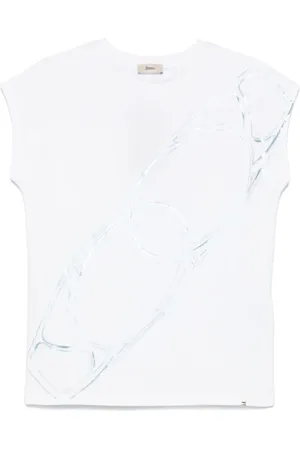 HERNO T-Shirt mit Karabiner-Print