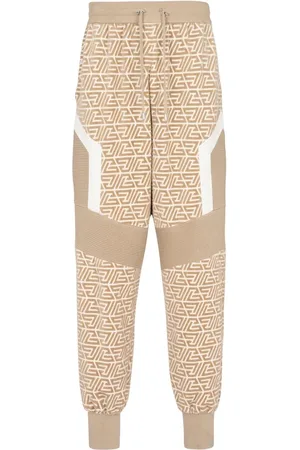 Balmain Jogginghose mit Monogramm-Einsätzen