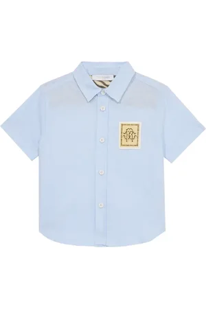 Roberto Cavalli Hemd mit Logo-Patch