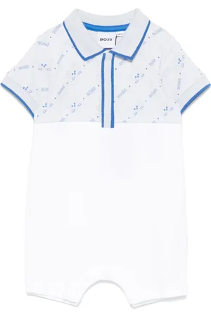 HUGO BOSS Kurzer Strampler mit Logo-Print