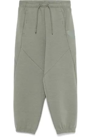 Emporio Armani Kordelzug-Jogginghose mit gummiertem Logo