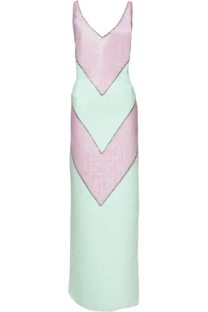GCDS Makramee-Midikleid mit Monogramm