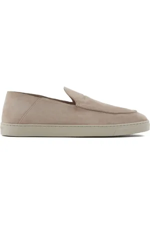 Giorgio Armani Loafer aus Wildleder mit Logo