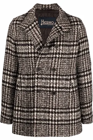 HERNO Karierte Cabanjacke