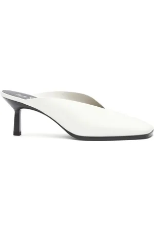 3.1 Phillip Lim Mules mit eckiger Kappe 68mm