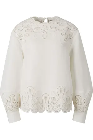 Simkhai Bluse mit Lochstickerei