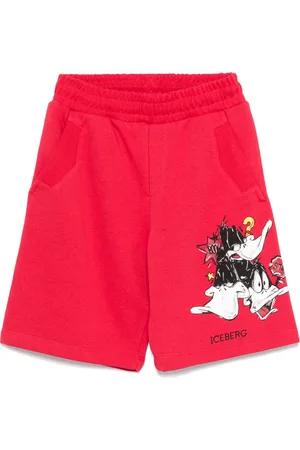 Iceberg Joggingshorts mit Daffy Duck-Print