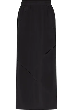 Y-3 Maxirock mit asymmetrischem Einsatz