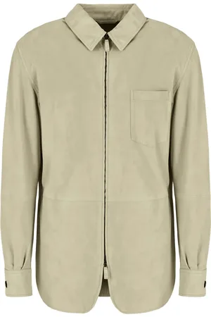 Giorgio Armani Wildlederjacke mit Reißverschluss