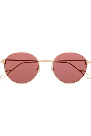 Cartier Sonnenbrille mit rundem Gestell