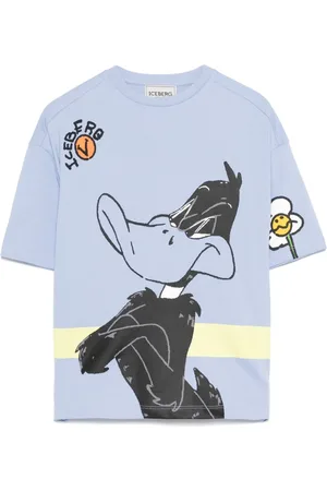 Iceberg T-Shirt mit Daffy-Duck-Print