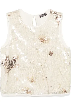 PESERICO SIGN Lurex-Top mit Pailletten