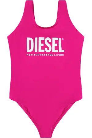 Diesel Badeanzug mit Logo-Print