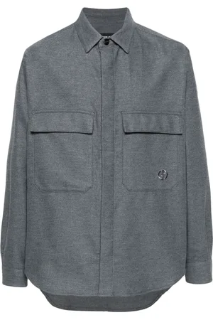Giorgio Armani Hemdjacke aus Flanell