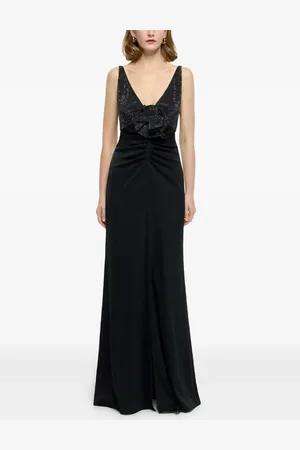Roland Mouret Abendkleid mit Strassverzierung