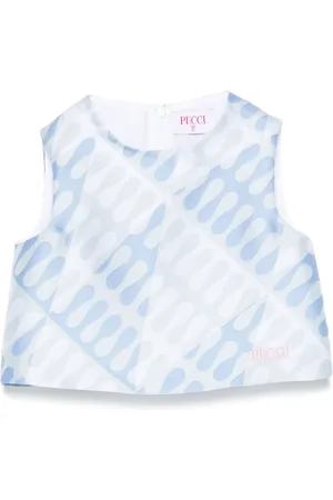 PUCCI Junior Oberteil aus Leocorno-Jacquard