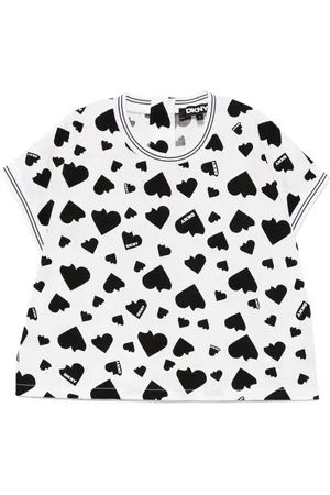 DKNY T-Shirt mit Herz-Print