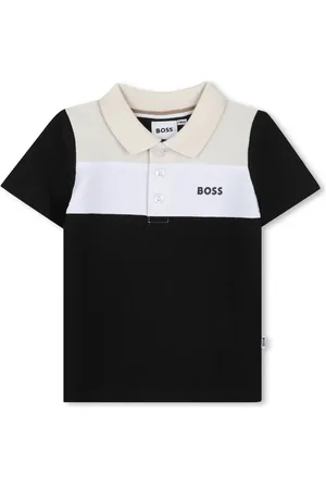 HUGO BOSS Poloshirt in Colour-Block-Optik