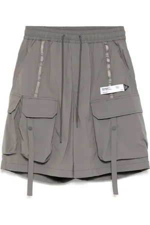 Musium Div. Cargo-Shorts mit Logo-Patch