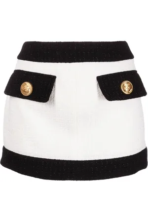 Dsquared2 Zweifarbiger Tweed-Rock