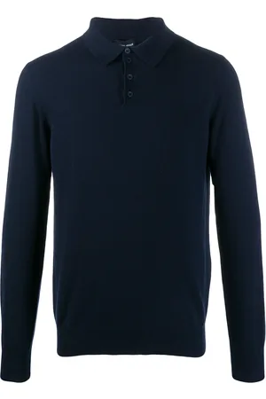 Giorgio Armani Langärmeliges Poloshirt