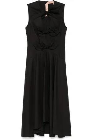 Nº21 Midikleid mit Schleifendetail