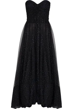 Giorgio Armani Trägerloses Kleid mit Pailletten