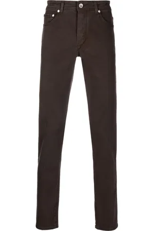 BARBA Halbhohe Slim-Fit-Jeans
