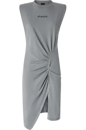 Pinko Minikleid mit Logo-Stickerei