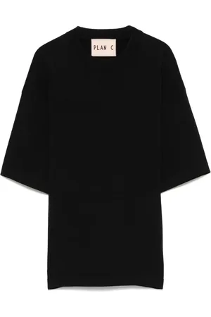 Plan C Gestricktes T-Shirt