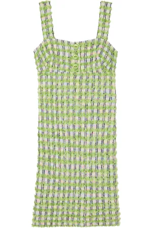 ST. JOHN Kariertes Kleid