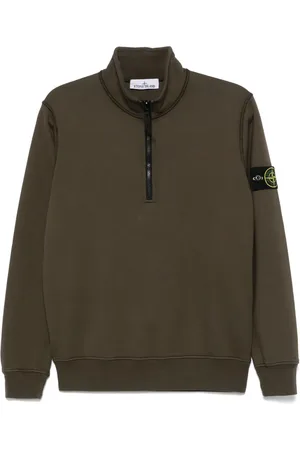 Stone Island Sweatshirt mit Kompass-Patch