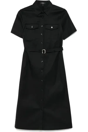 THEORY Midikleid aus Twill