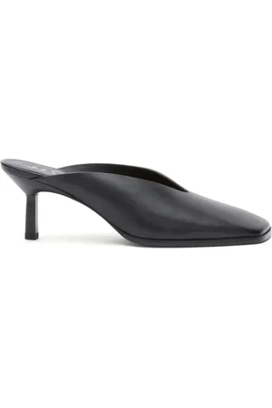 3.1 Phillip Lim Mules mit eckiger Kappe 68mm