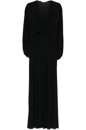 Serafini Maxikleid mit V-Ausschnitt
